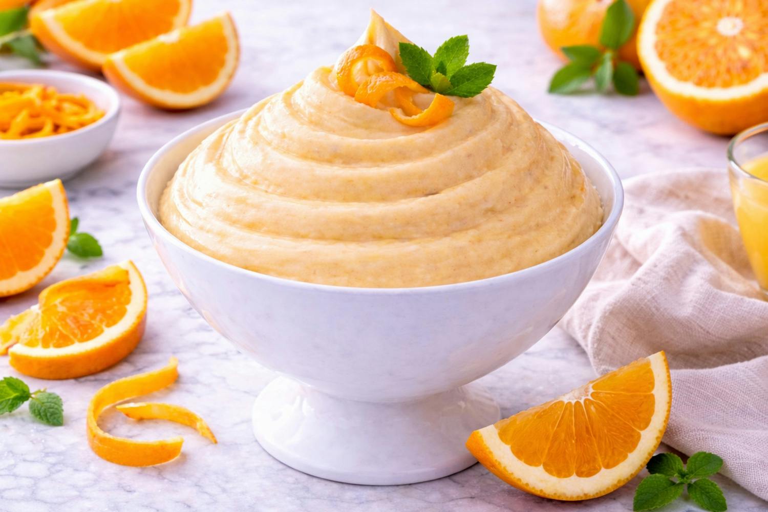 Orange Creamsicle Frozen Yogurt 