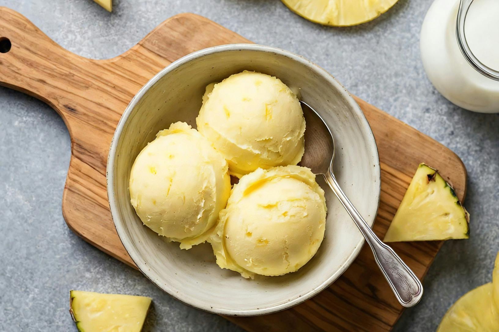 Pineapple Ice Cream
