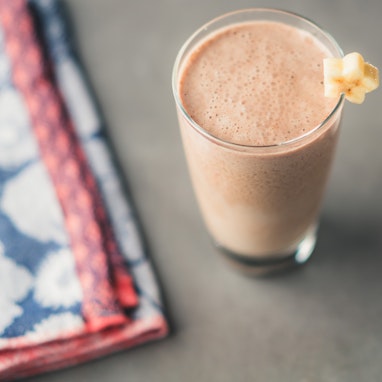 Peachy Coconut Protein Smoothie