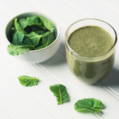 Cherry and Kale Protein Smoothie