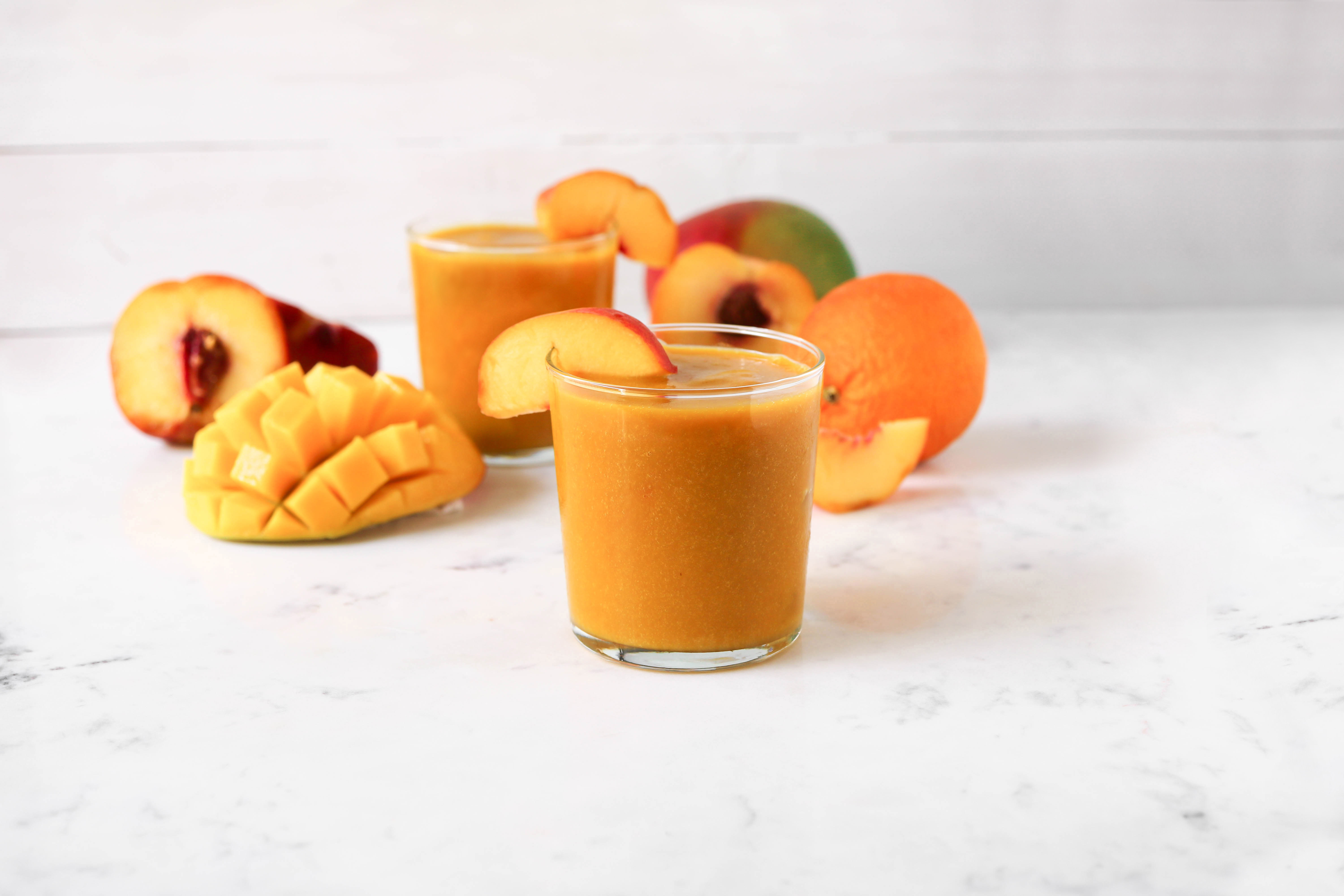Best Orange Mango Smoothie - Cold Buster - The Dashley's Kitchen
