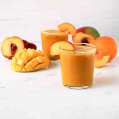 Zingy Orange Peach Mango Smoothie