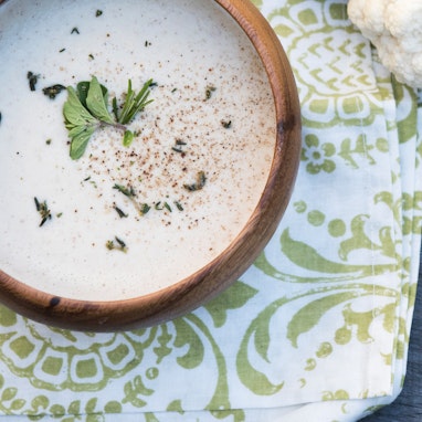 Creamy Cauliflower Comfort Soup